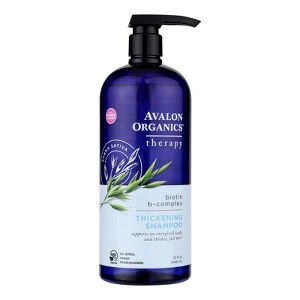 Avalon Organics Therapy Thickening Shampoo Biotin B-Complex - 32 oz - 1 of 4