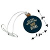 California State University Monterey Bay Otters Logo Mini Small Tiny Wood Christmas Tree Holiday Ornament - 4 of 4