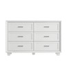 FUFU&GAGA Contemporary 6-Drawer Dresser Organizer, Tall Sideboard Buffet Storage Cabinet for Entryway or Bedroom - 3 of 4