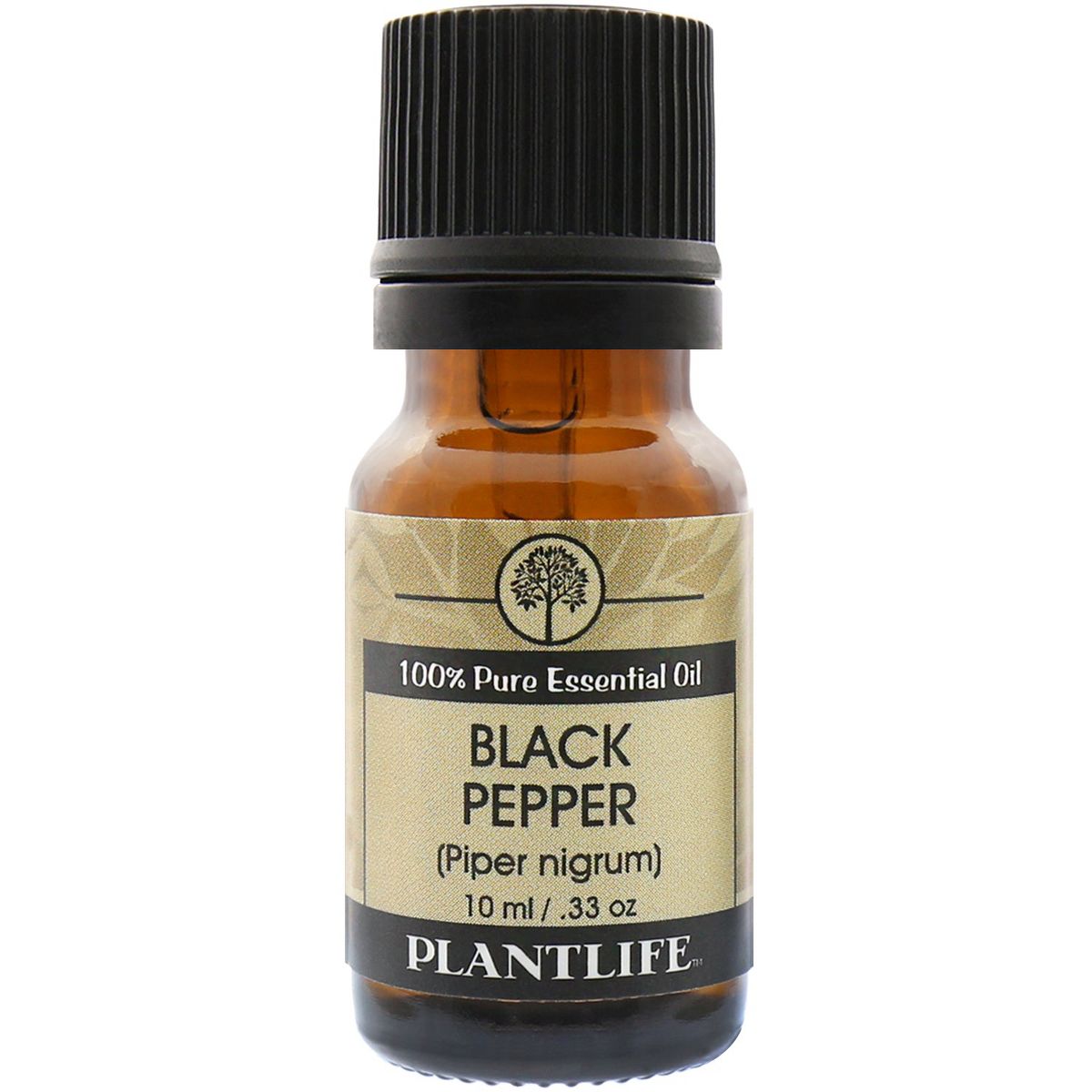 Plantlife Black Pepper Essential Oil – 100% Pure & Therapeutic Grade – Natural, Undiluted & Steam-Distilled – No Additives or Fillers – 10 ml