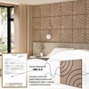 UNISOAR Wood Acoustic Wall Panels-Self-Adhesive 3D Wood Slat Wall Panel-Sound Absorbing Panels for Noise Reducing-Feature Wall Decor for Home & Office - 2 of 4