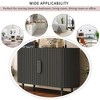 KTMBDW 47.8" Sideboard Buffet Cabinet with Storage,Curved Design Coffee Bar Cabinet with 4 Doors & Adjustable Shelves for Living Room, Kitchen,Hallway - 4 of 4
