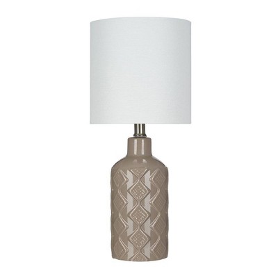  18.25" Ceramic Table Lamp (Includes LED Light Bulb) - Cresswell Lighting 