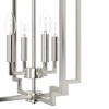 Zoanne 14" 4-Light Pendant Brushed Nickel Glam Ceiling Light for Indoor Use - 2 of 4