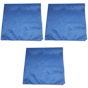 3 Pack Plain Cotton Bandanas Versatile Everyday Accessories - 1 of 4