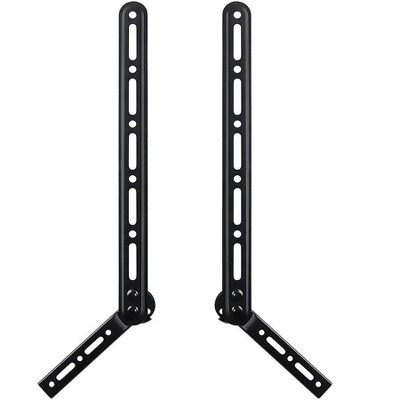 Monoprice Universal Soundbar Bracket With Adjustable Arms, Fits Displays 23in to 65in, Soundbars Up to 33lbs
