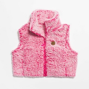 Turtle Fur Comfort Lush Cropped Vest - Women's Recycled High Pile Fleece Winter Outdoor Vest - 1 of 4