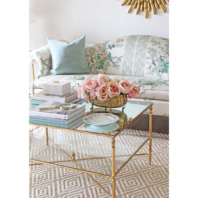 Beige Geometric Hand-Knotted 6' x 9' Sisal Area Rug