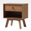 NicBex 1 Drawer Nightstand with Round Knob,Bedside Table with Open Storage Shelf,Modern Side Table for Bedroom - 2 of 4