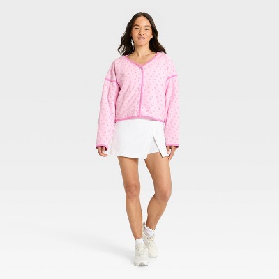 Женские куртки JoyLab Women's Quilted Floral Jacket - JoyLab™ Rose Pink XXS — фото 3