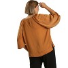 Women's Washed Satin Balloon Sleeve Top - umgee - 4 of 4