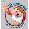 Juniors Womens Snow White and the Seven Dwarves Grumpy St. Patrick's Day No Pinch There is Green There T-Shirt - 2 of 4