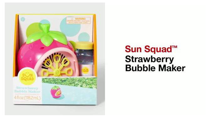 Strawberry Bubble Machine - Sun Squad&#8482;, 2 of 9, play video