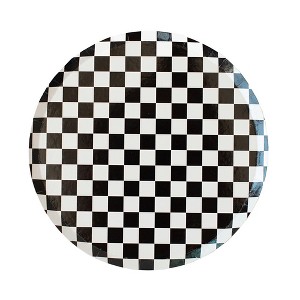 Jollity & Co. - Check It! The Classic Dinner Plates - Pack of 8 Paper Plates - 1 of 2