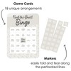 Big Dot of Happiness Champagne Elegantly Simple - Find the Guest Bingo Cards and Markers - Wedding & Bridal Shower Bingo Game  Set of 18 - 2 of 4