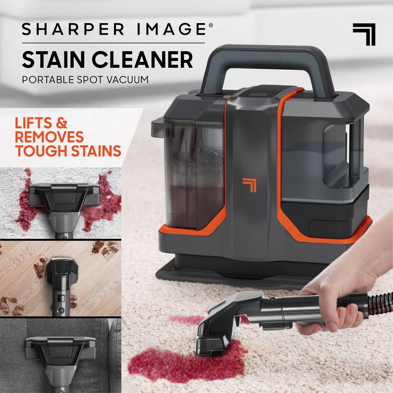 Sharper Image Stain Cleaner Portable Spot Vacuum 16 Ft Cord Black, 3 of 10