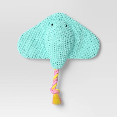 11.75" Stingray Dog Rope Plush Toy - Sun Squad™