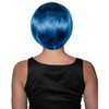 Underwraps Bob Cut One Size Adult Costume Wig | Blue - 2 of 2