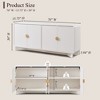 70″ Modern TV Stand, Entertainment Center for TVs Up to 80″, Media Console with Adjustable Shelves & Large Storage - 2 of 4