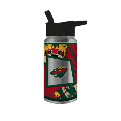 NHL Minnesota Wild Mascot Mini Thirst Hydration Bottle - 14oz
