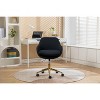 NicBex Adjustable Swivel Chair with Wheels Armless Chair for Office, Make Up, Small Space, Bedroom - 4 of 4