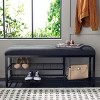 Milligan Open Shelf Bench W/ Cushion  - Safavieh - 3 of 4