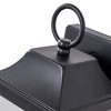 C Cattleya 2-Pack 1-Light Matte Black Dusk to Dawn Outdoor Wall Lantern Sconce with Clear Glass Shade (E26) - 3 of 4
