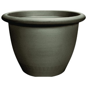 The HC Companies Sevilla Flower Planters - Outdoor & Indoor Planter - Round Self Watering Plant Pots for Herbs & More (12”, Cappuccino, Pack of 1) - 1 of 4