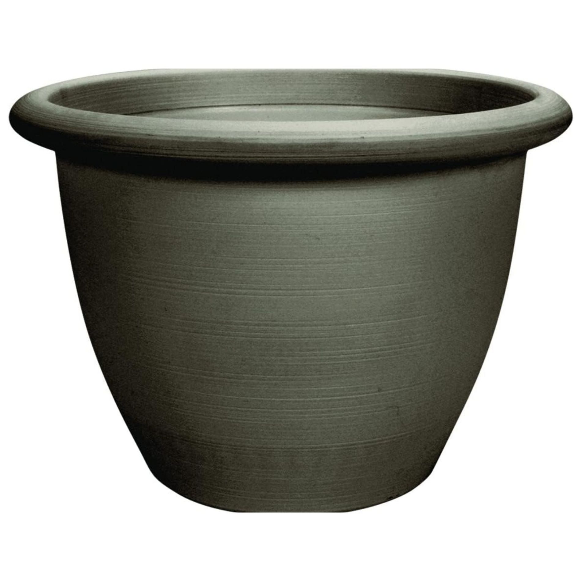 The HC Companies Sevilla Flower Planters - Outdoor & Indoor Planter - Round Self Watering Plant Pots for Herbs & More (12”, Cappuccino, Pack of 1)
