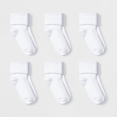 Toddler 6pk Low Cut Bobby Socks - Cat & Jack™ White