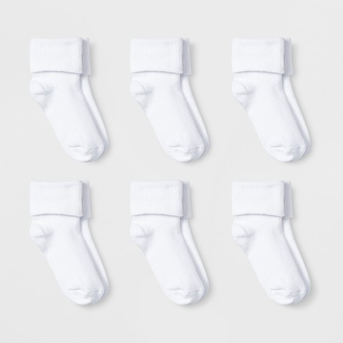 Repeated Grip socks, low cut, white.