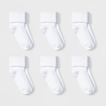 Toddler 6pk Low Cut Bobby Socks - Cat & Jack™ White