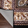 Classic Floral Medallion Washable Indoor Area Rug by Blue Nile Mills - 4 of 4
