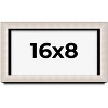 PosterPalooza | Panoramic Minimalist Shadow Box Silver Picture Frame - UV Acrylic, Backing, Hanging Hardware - 2 of 4