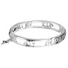 Dicksons 30-4970T Happiness Petal Cross Link One Size Silver Plated Metal Women's Charm Bracelet with Fold Over Clasp - 2 of 2