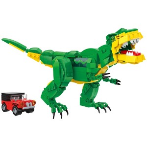 Brickcraft Tyrannosaurus Rex 463-Piece Crayola Building Set - 1 of 4