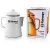 Petromax Tea and Coffee Percolator, For Indoor/Outdoors Home Kitchen or Campfire, Enameled Steel Coffeepot or Tea Pot, 5-6 Cup Capacity - 2 of 4