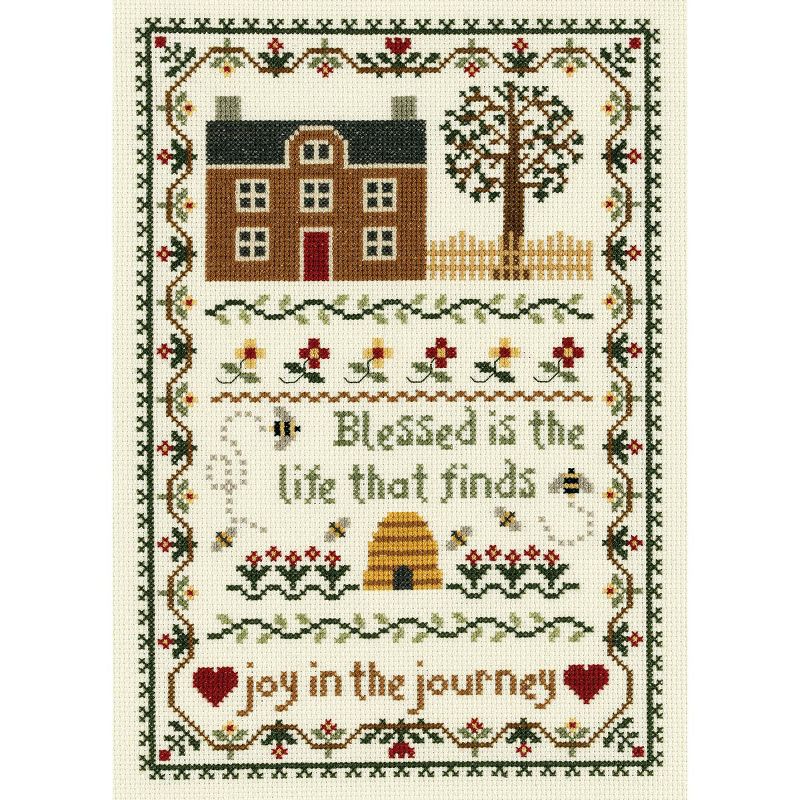 Janlynn Counted Cross Stitch Kit 7.75"X11.25"-Joy In The Journey (14 Count), 1 of 2