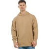 U.S. Apparel Men's & Women's Open Bottom Loose Fit Cozy Hoodie Sweatshirt | Camel - 2 of 4