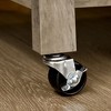 NicBex Mobile Kitchen Island Cart Morden Kitchen Storage Cabinets on Wheel with Storage Open Shelves for Kitchen, Gray - 4 of 4