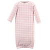 Luvable Friends Infant Girls Cotton Gowns, Unicorn, Preemie/Newborn - 3 of 4