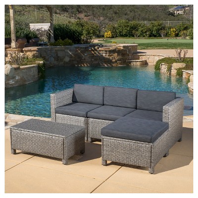 target grey wicker patio furniture