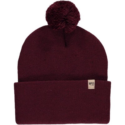 Minus33 Merino Wool Midweight - Everyday Knit Cuff Pom Beanie 100% Merino  Wool Burgundy : Target