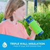 ALPINE Flip 'N Sip Kids Insulated Water Bottle With Straw - 16oz Kids Water Bottle - 4 of 4