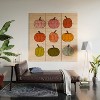Doodle By Meg Rainbow Pumpkins Wood Wall Mural - society6 - 2 of 2