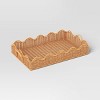 Scallop Wicker Tray - Threshold™ - 3 of 4