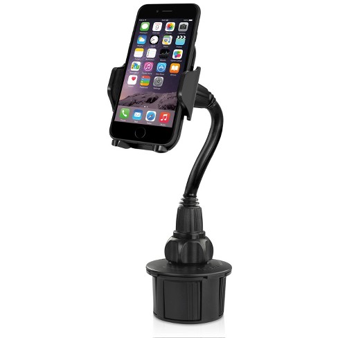 Gooseneck Dual Phone and Car Tablet Holder Cup Holder Phone Mount