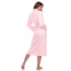 Women's Super Soft and Cozy Lounge Robe  - White Mark - 4 of 4