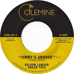 Delvon Lamarr Organ Trio - Jimmy's Groove (vinyl 7 inch single) - 1 of 1