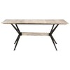 vidaXL Dining Table 70.9 in.x35.4 in.x29.9 in. Solid Mango Wood - 2 of 4